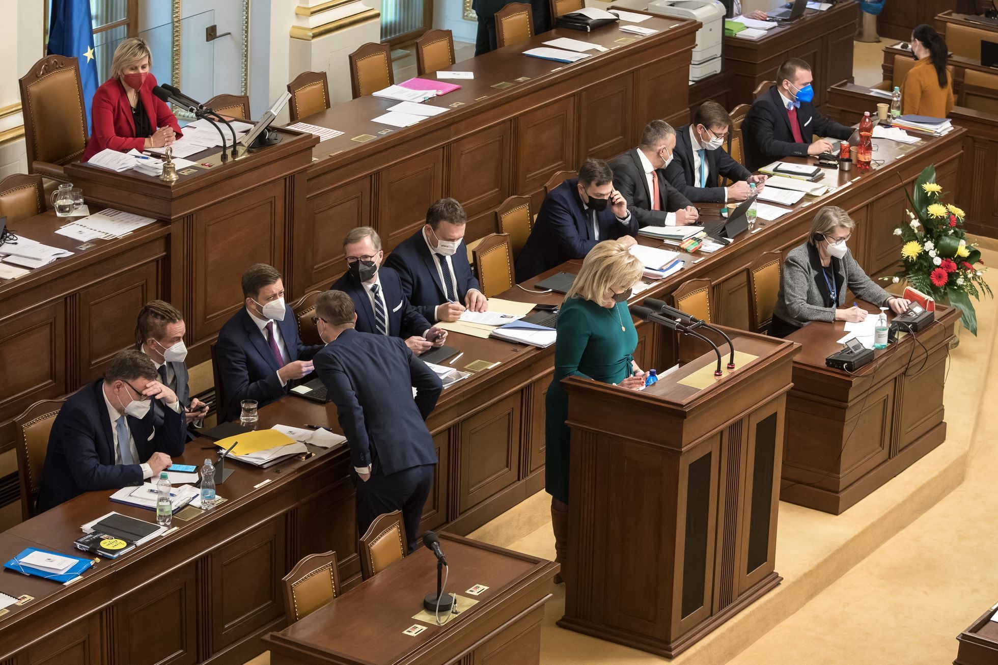 Poslanecká sněmovna - hlasování o důvěře vládě - Alena Schillerová