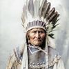Indián, Indiáni, indiánský náčelník, Amerika, historie, kolorované