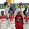 Emanuelle Pirro, Frank Biela, Wolfgang Ullrich a Marco Werner