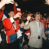 Archivní snímky z ZOH Nagano 1998 - hokej. Růžička a Neumannová