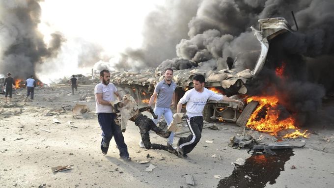 Exploze v Damašku.