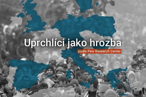 Grafika: Strach z uprchlíků s každým útokem roste. S terorem je spojuje stále více Evropanů