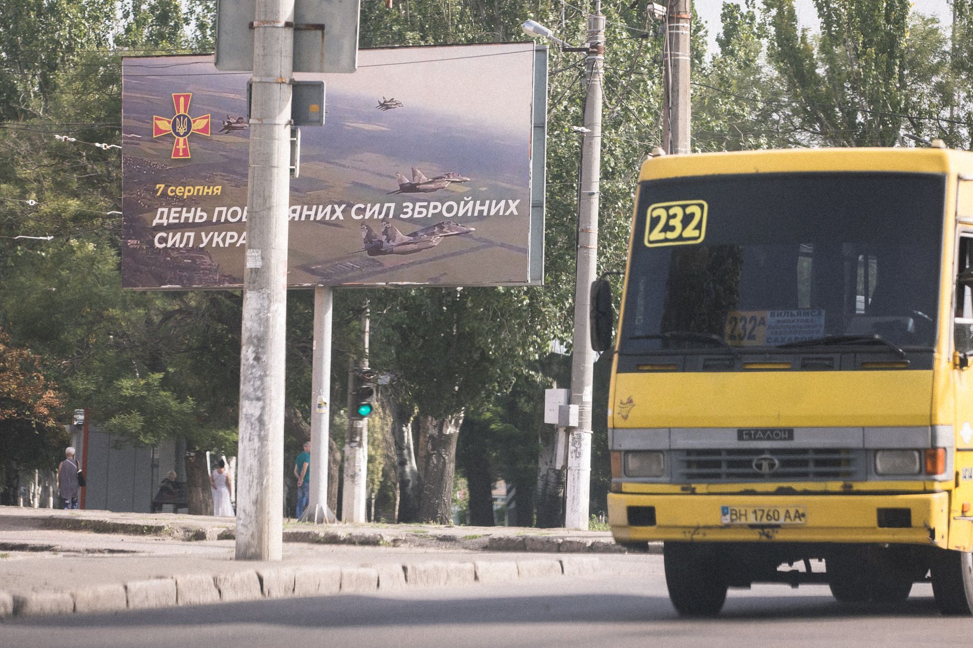 Ukrajinské válečné billboardy, propaganda, nacionalismus