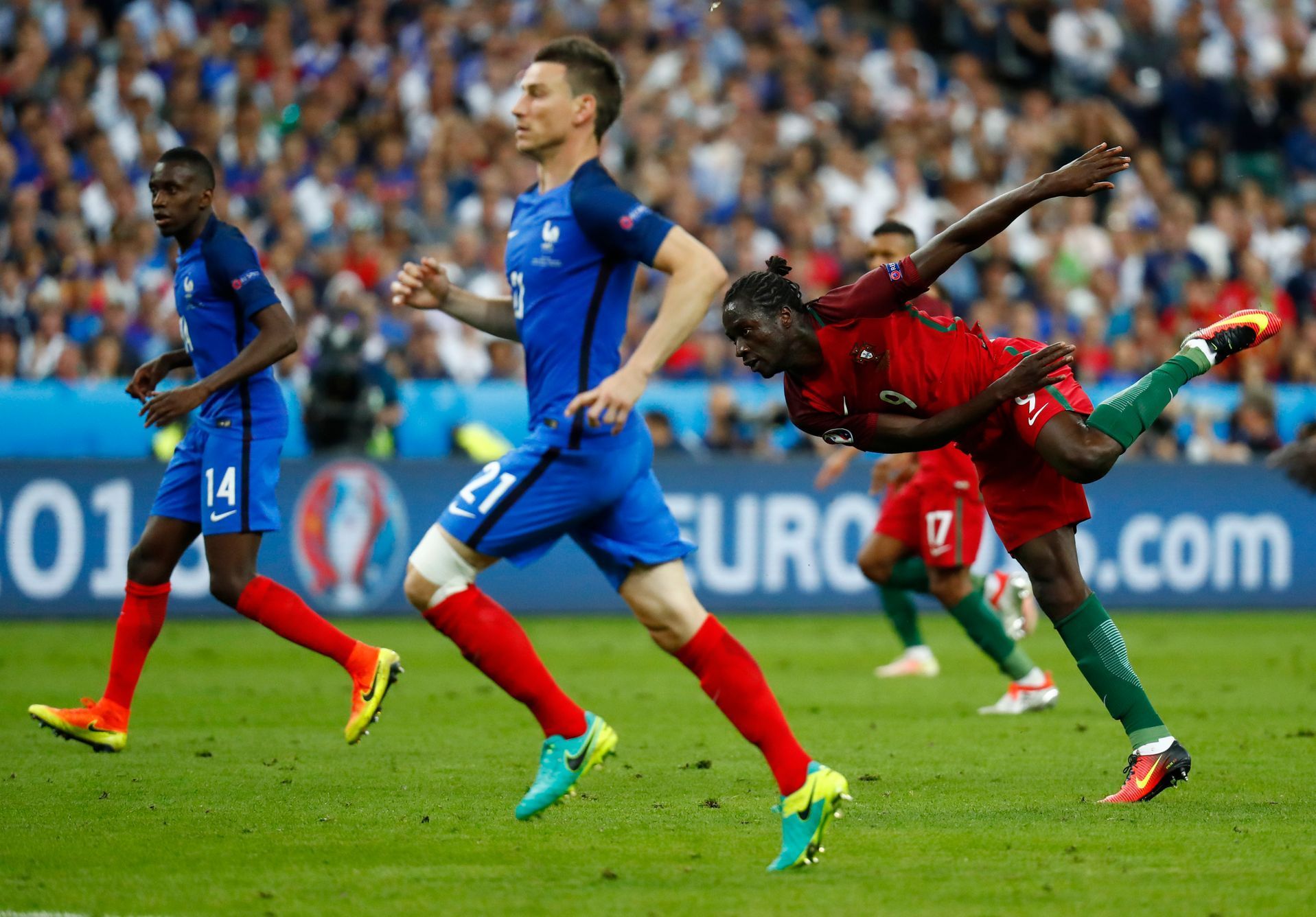 Euro 2016, finále Francie-Portugalsko: Eder  dává gól na 0:1