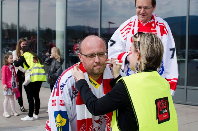 TELH finále, Třinec - Litvínov: fanoušci Třince