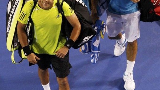 Obrazem: Suverénní Federer je znovu ve finále AO. Tsonga ho nezastavil