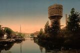 Vodárenská věž v nizozemském městě Delft
