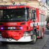 Hasičské cvičení Staroměstská radnice, orloj, Petřín, hasiči, požární cvičení, hasičský záchranný sbor, požár, evakuace