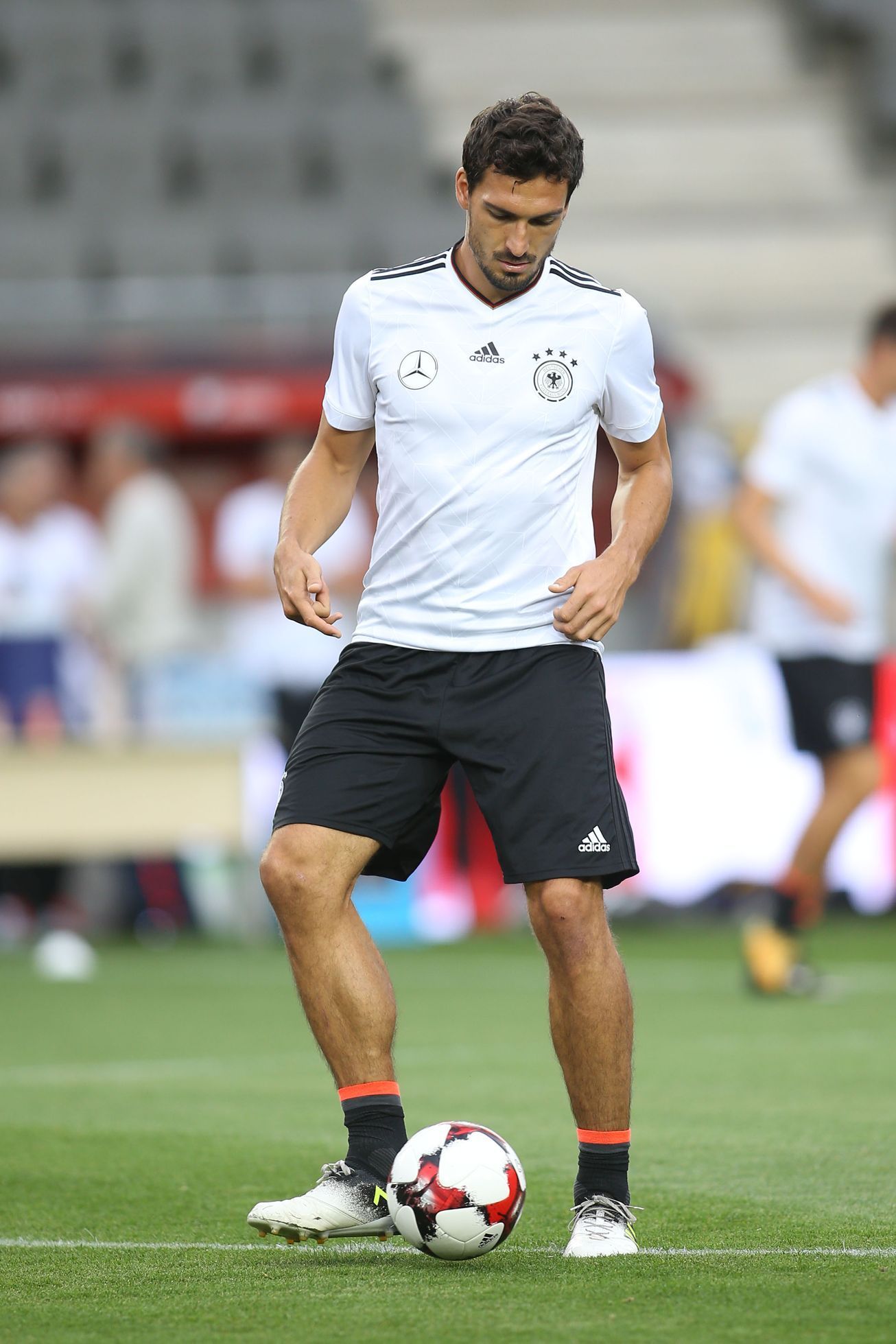 ČR - Německo, před zápasem kvalifikace MS, trénink Německa