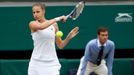 Karolína Plíšková ve finále Wimbledonu 2021