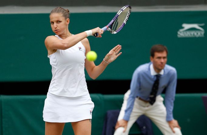 Karolína Plíšková ve finále Wimbledonu 2021