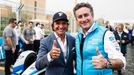Formule E, Rijád 2018:  Emerson Fittipaldi a Alejandro Agag