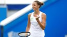 Karolína Plíšková ve finále turnaje v Eastbourne.