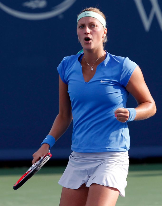 Petra Kvitová na turnaji v Cincinnati