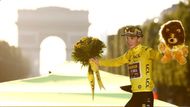Jonas Vingegaard slaví triumf na Tour de France 2022