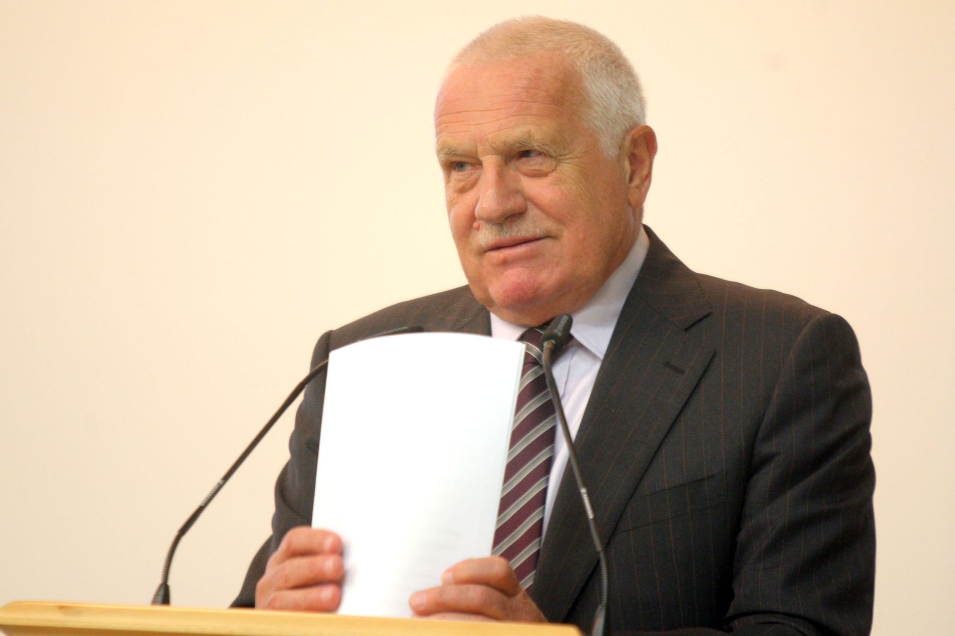 Václav Klaus na VŠE