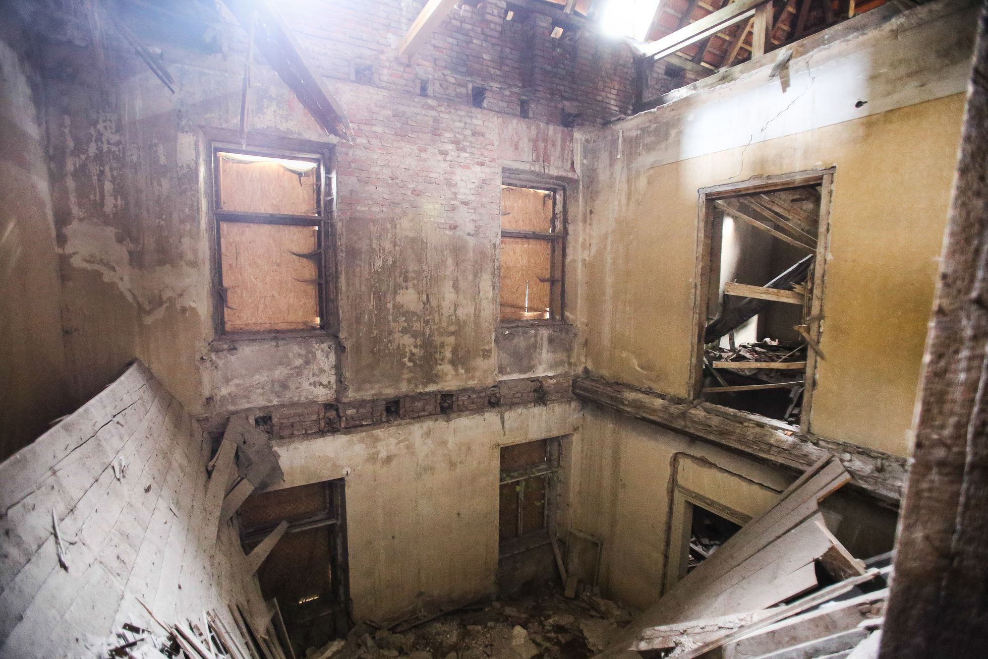 Prázdné domy Praha