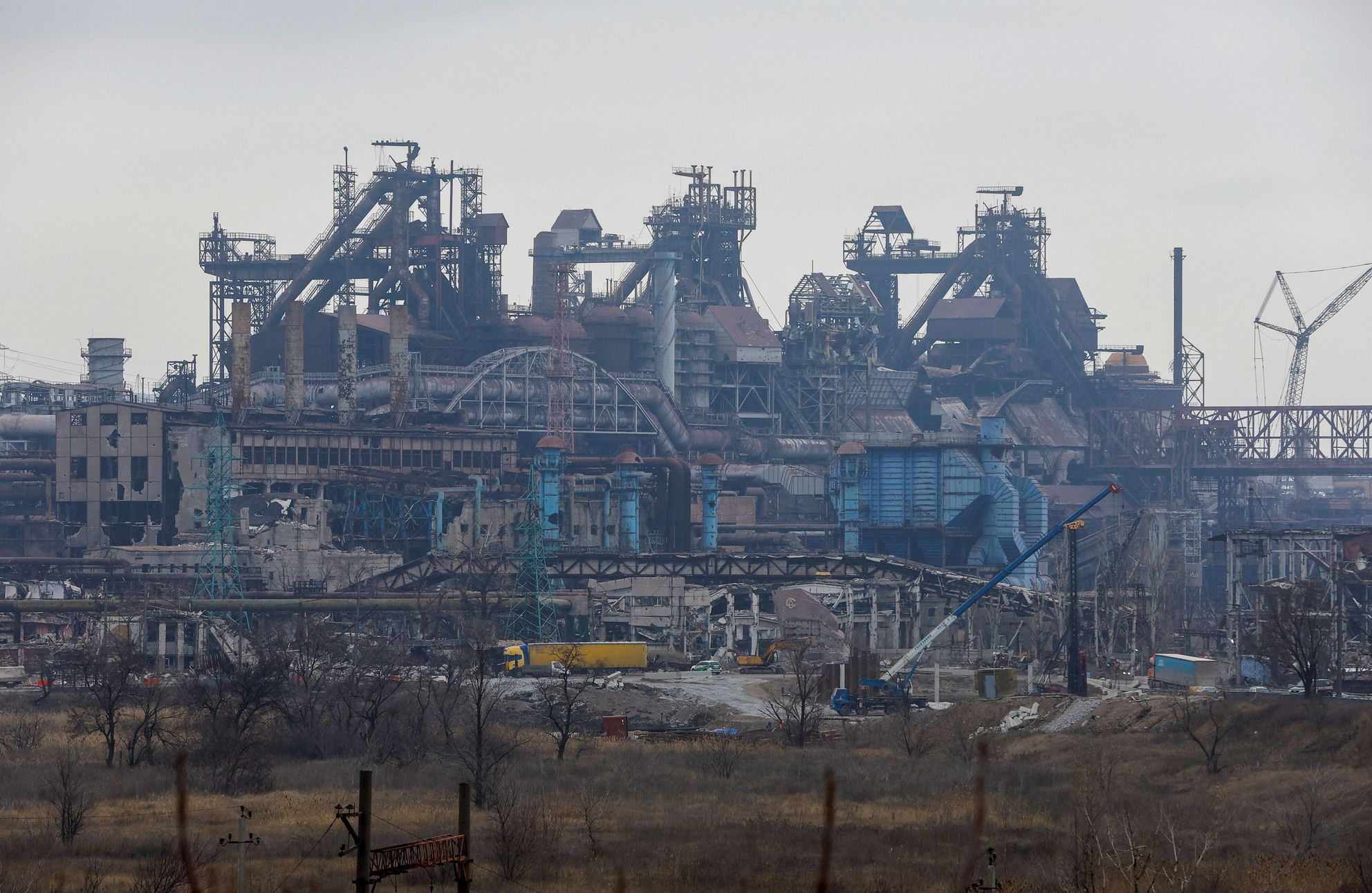 Mariupol ruská invaze na Ukrajině okupace