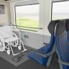 České dráhy tendr na nové moderní vlaky vizualizace Prostor vyhrazený pro cestující na vozíku