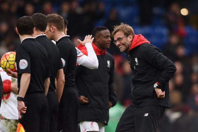 Jürgen Klopp se raduje po výhře Liverpoolu