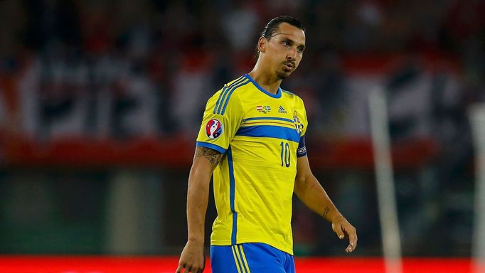 Zlatan Ibrahimovič v kvalifikaci na Euro 2016