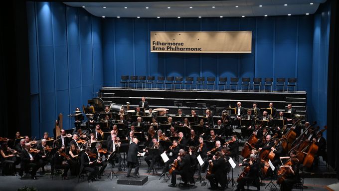 Novoroční koncert Filharmonie Brno se konal v budově zrekonstruovaného Janáčkova divadla.