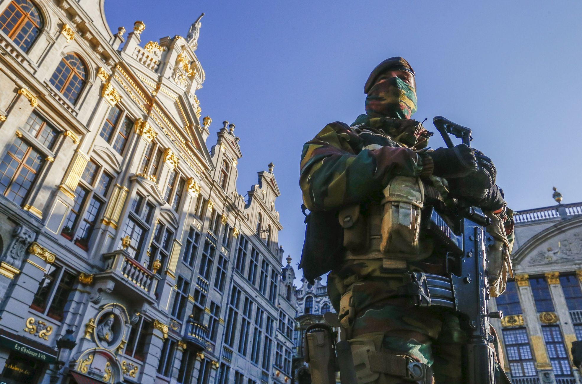 Belgie - Brusel - voják - armáda