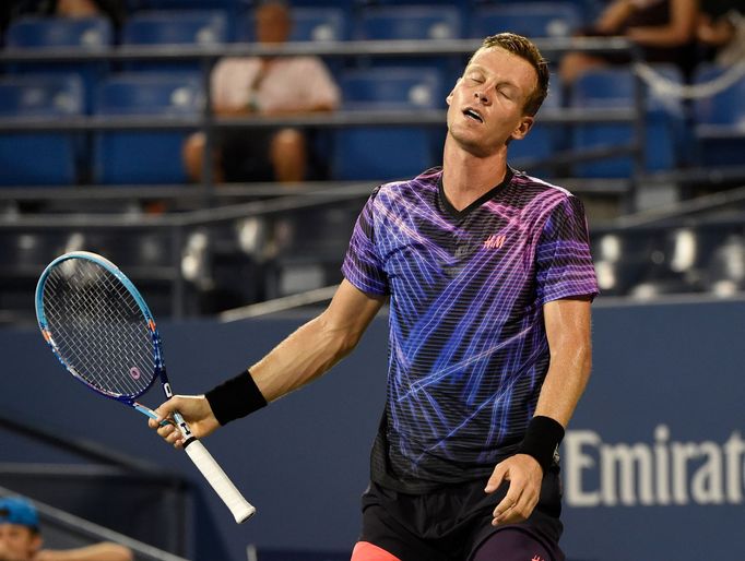 US Open 2015 - Tomáš Berdych v zápase s Richardem Gasquetem