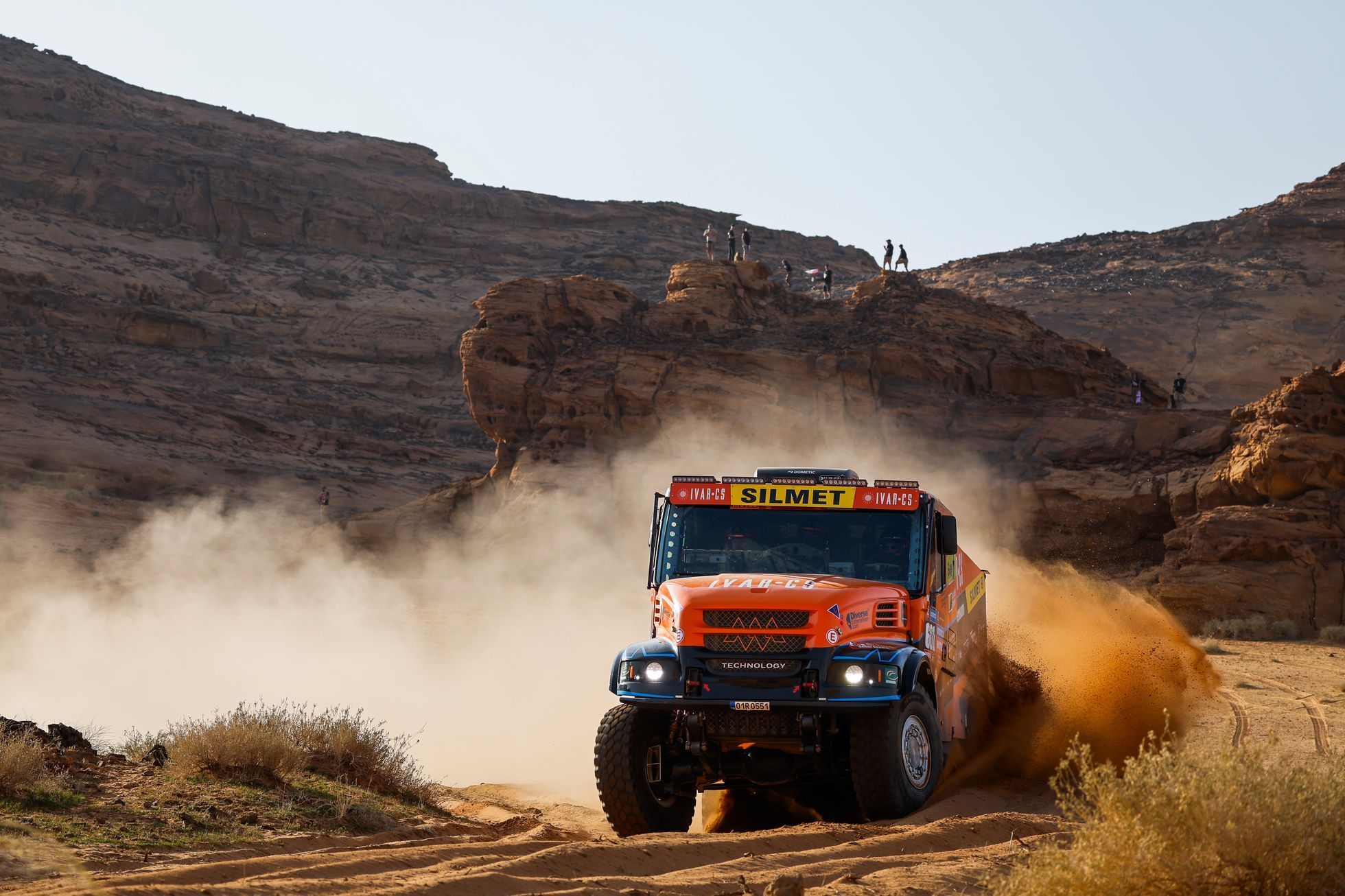 Martin Macík ml. (Iveco) na trati Rallye Dakar 2024