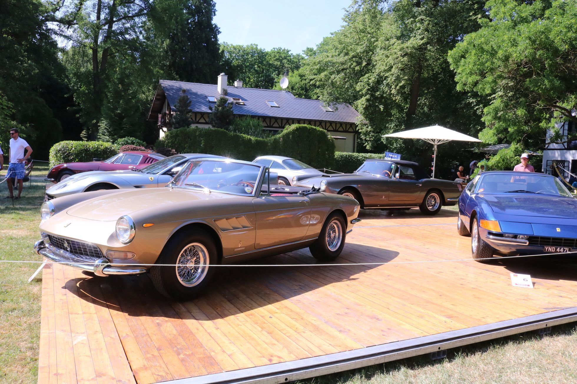 Auta na Chateau Loučeň Concours d´Elegance 2017