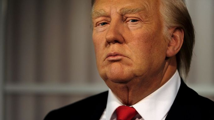 Donald Trump jako vosková figurína v Madame Tussauds.
