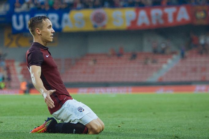 Sparta Praha - Steaua Bukurešť, 3. předkolo Ligy mistrů 2016/17. Josef Šural