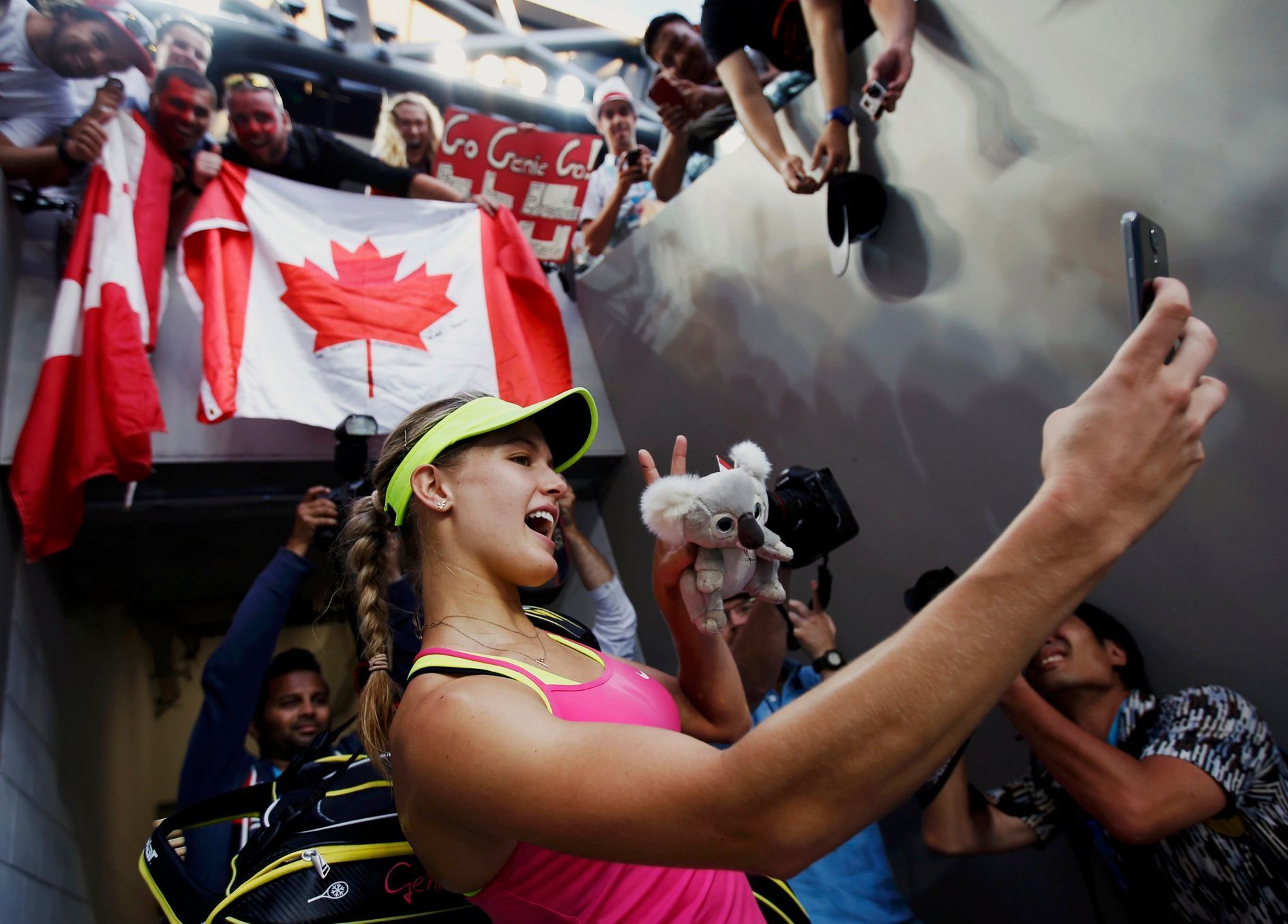 Eugenie Bouchardová na Australian Open 2015