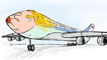 Je už dost vlastenecké? Jak si Donald Trump upravil prezidentské letadlo podle svých představ