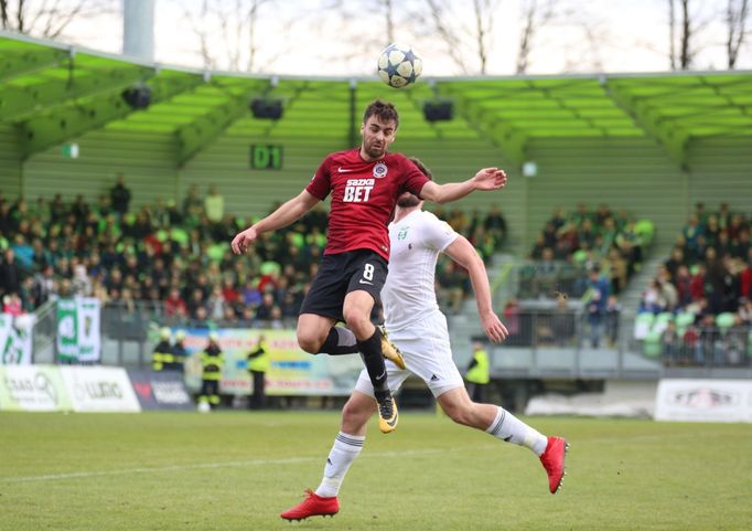 HET liga, Karviná - Sparta: David Hovorka (8)