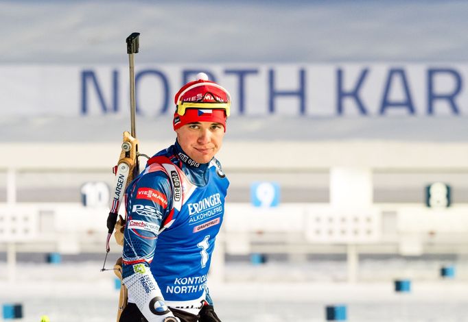 biatlon, SP 2017/2018, Kontiolahti, sprint, Michal Krčmář