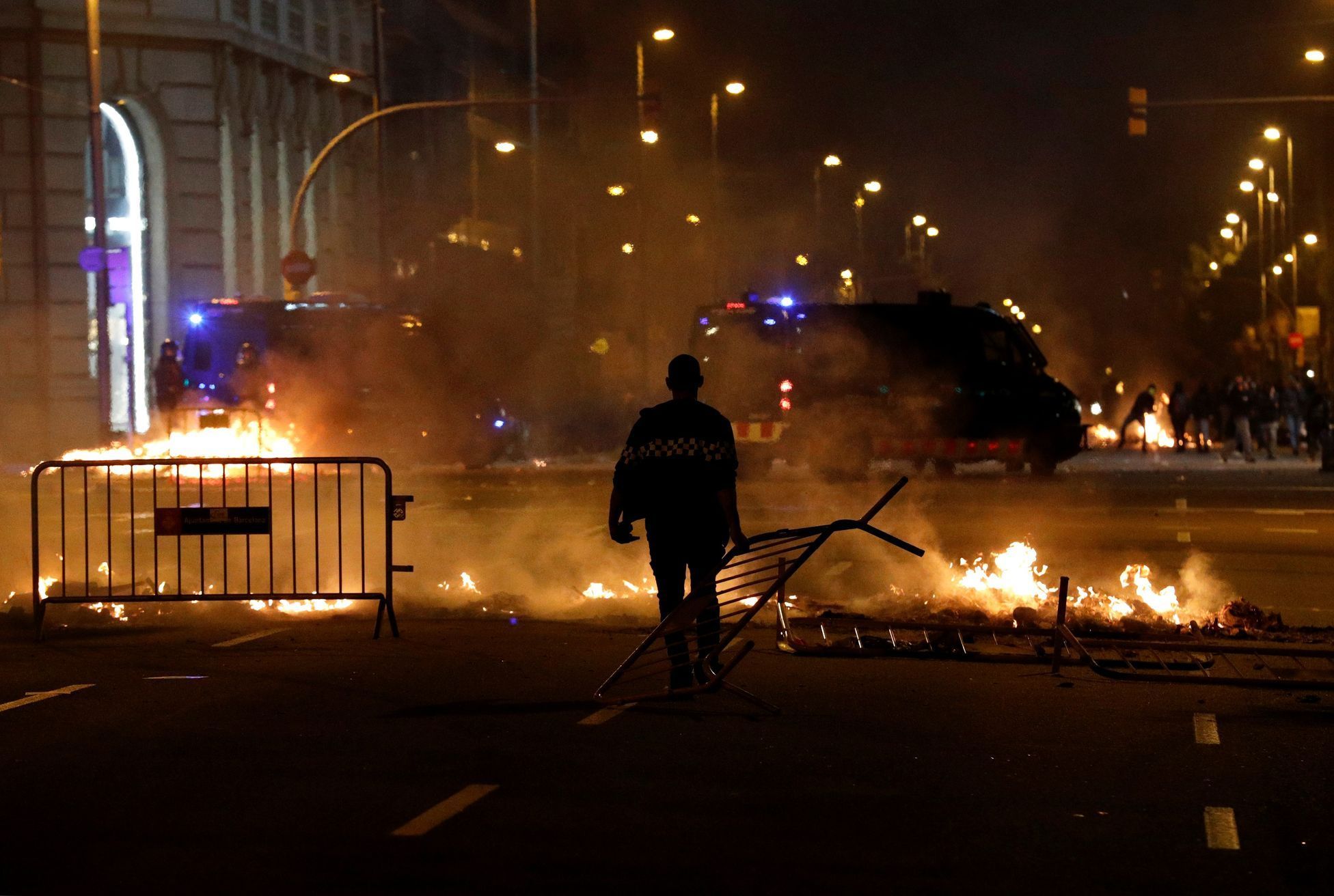 Protesty v Barceloně