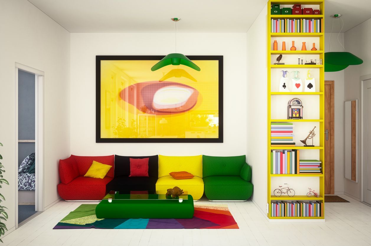 Obývací pokoj, trendy 2020, žena