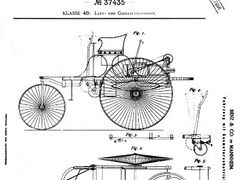 Titulní stránka Benzova patentu