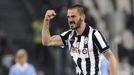 Leonardo Bonucci slaví gól Juventusu