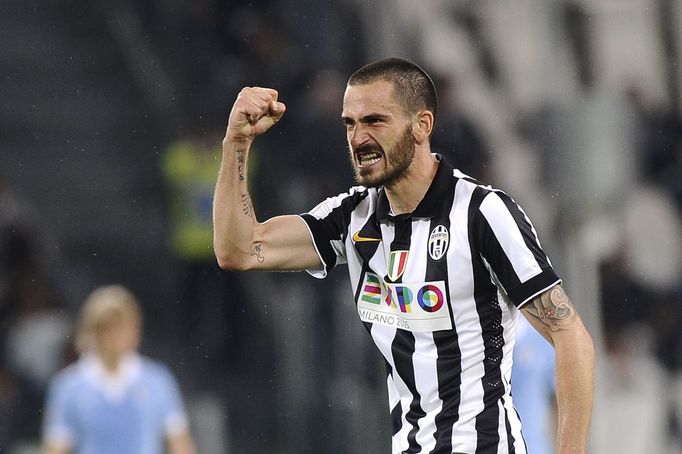 Leonardo Bonucci slaví gól Juventusu