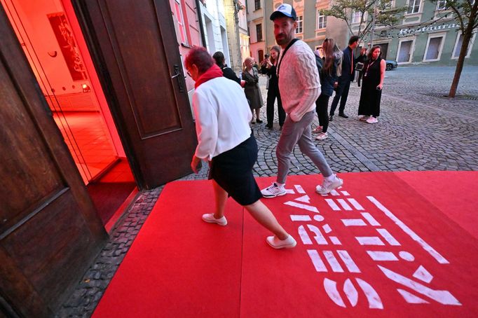 Snímek z úterního zahájení festivalu Serial Killer v brněnském Divadle Husa na provázku.