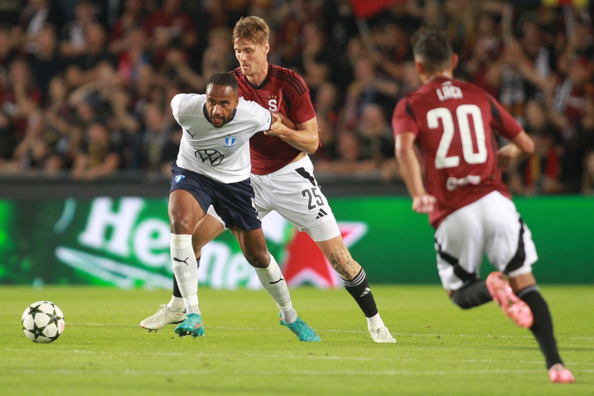 fotbal, Liga mistrů 2024/2025, 4. předkolo, Sparta - Malmö, Asger Sörensen