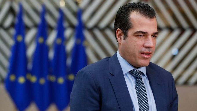 Řecký ministr pro migraci Athanassios 'Thanos' Plevris.
