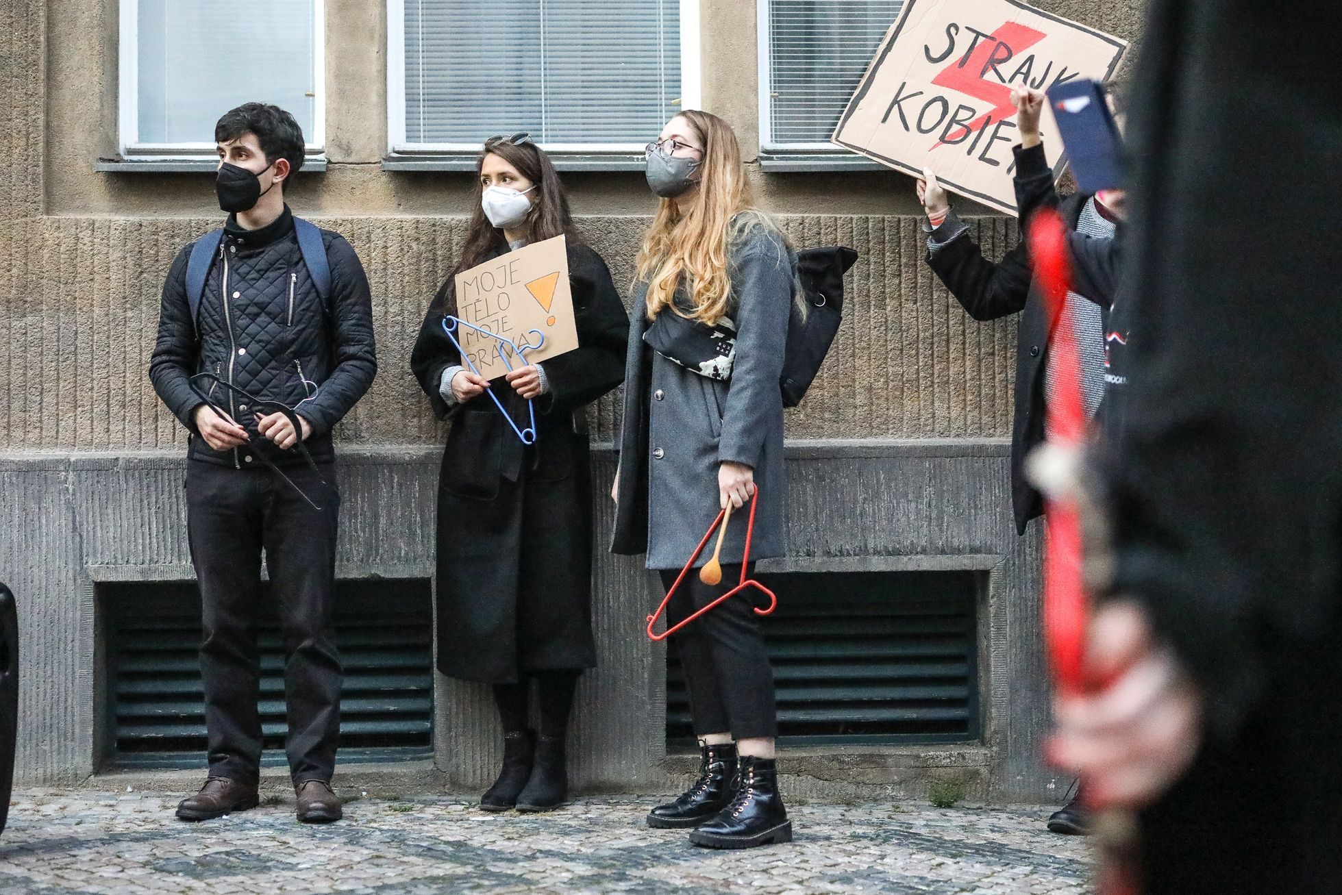 Pochod za právo na bezpečný přístup k potratům, demonstrace, interrupce