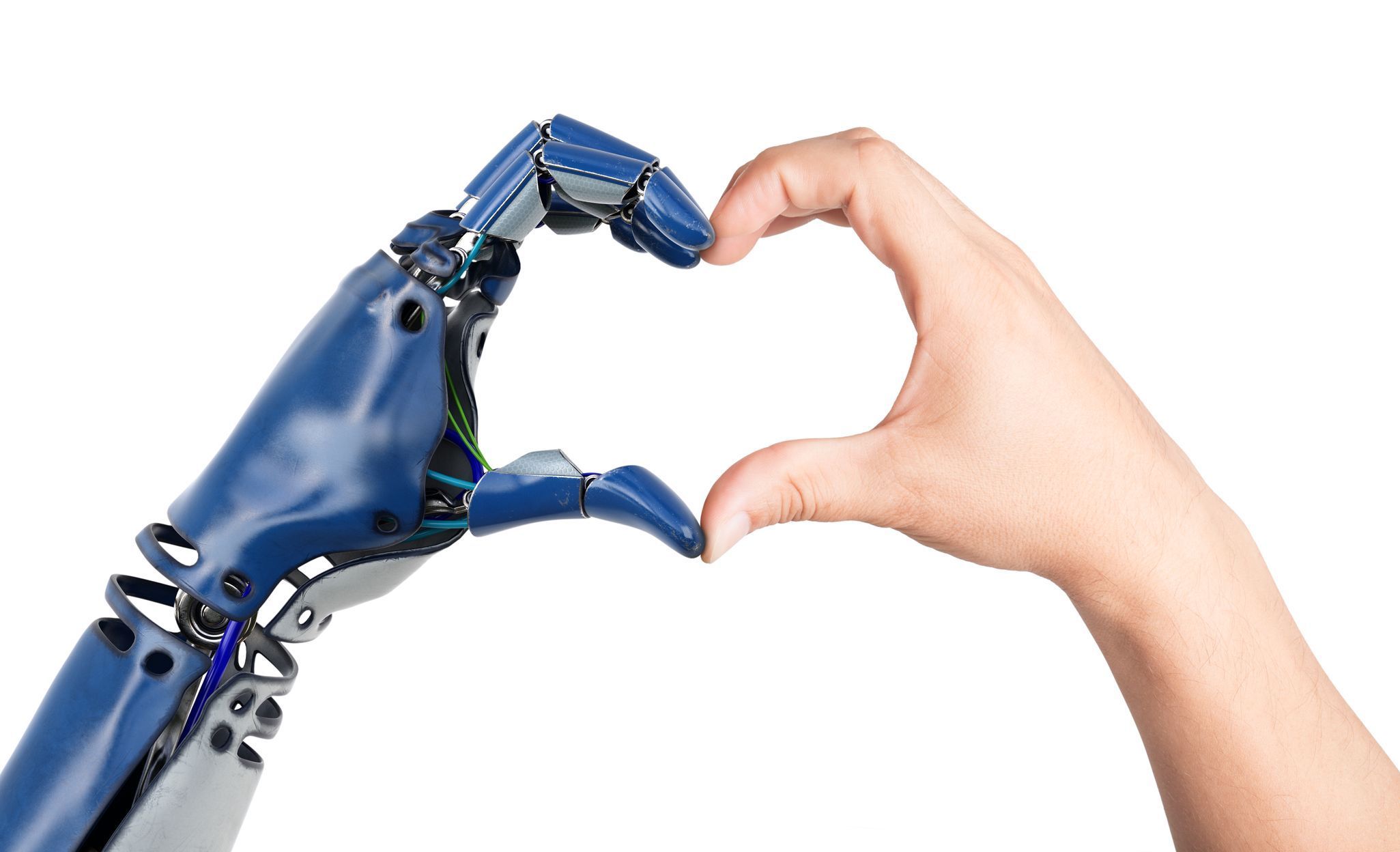 Láska, vztahy, technologie, robot, umělá inteligence, ilustrační foto