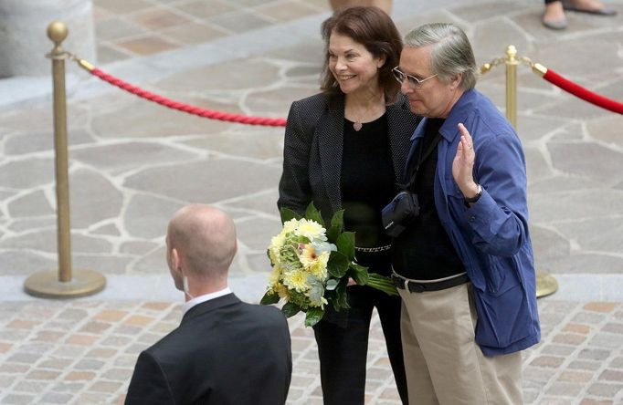 Režisér William Friedkin dorazil do Karlových Varů s manželkou Sherry Lansing.