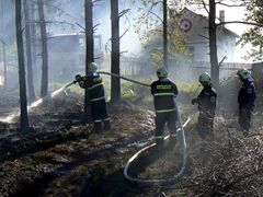 Také v Česku občas hoří lesy, ale požár nemůže dosáhnout takového rozsahu jako ve Středomoří.