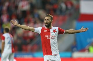 Derby Slavia-Sparta: Josef Hušbauer