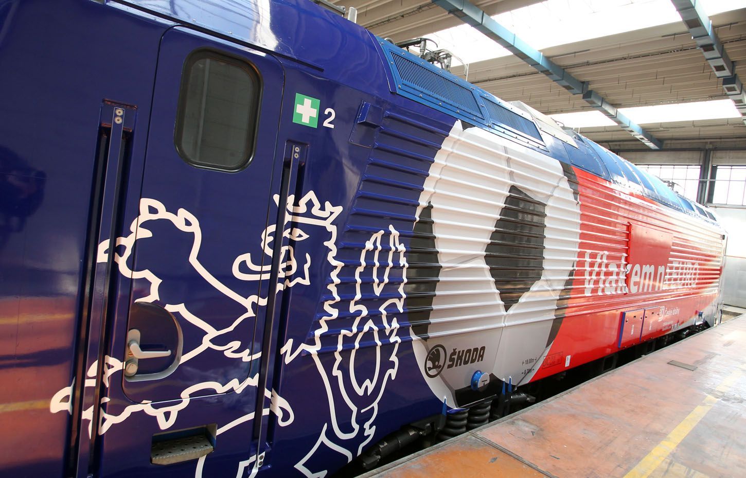 Vlak pro český tým na Euro 2012